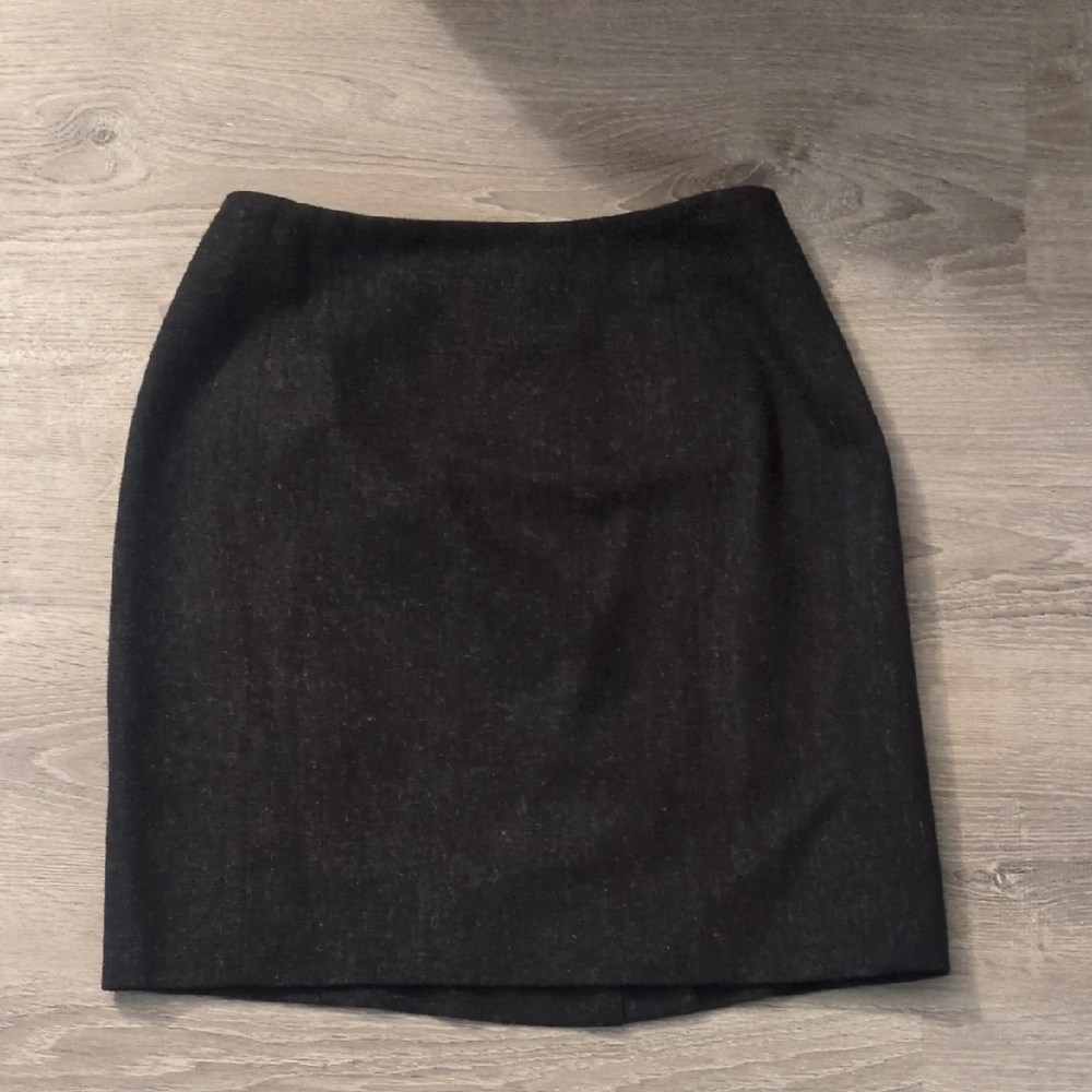 KGR Coal  Merino Wool Pencil Skirt Size 8